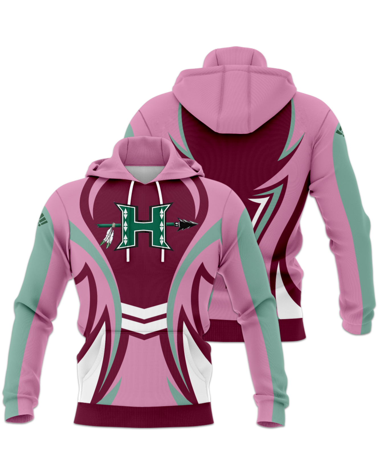 Rendered product preview, stack