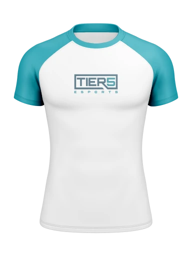 Tier 5 Team Store Men’s Compression Raglan Rash Guard preview, front