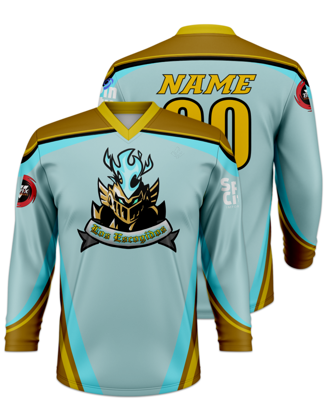 Rendered product preview, stack