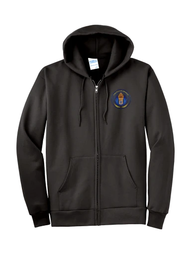 Port & Co Tall Essential Fleece Full-Zip Hooded Sweatshirt preview, front