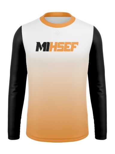Custom Long Sleeve Esports Jersey preview, front