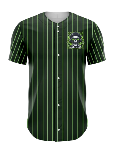 Full Button Baseball Jersey preview, front