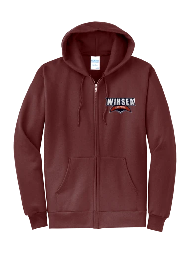 Port & Co Core Fleece Full-Zip Hooded Sweatshirt preview, front