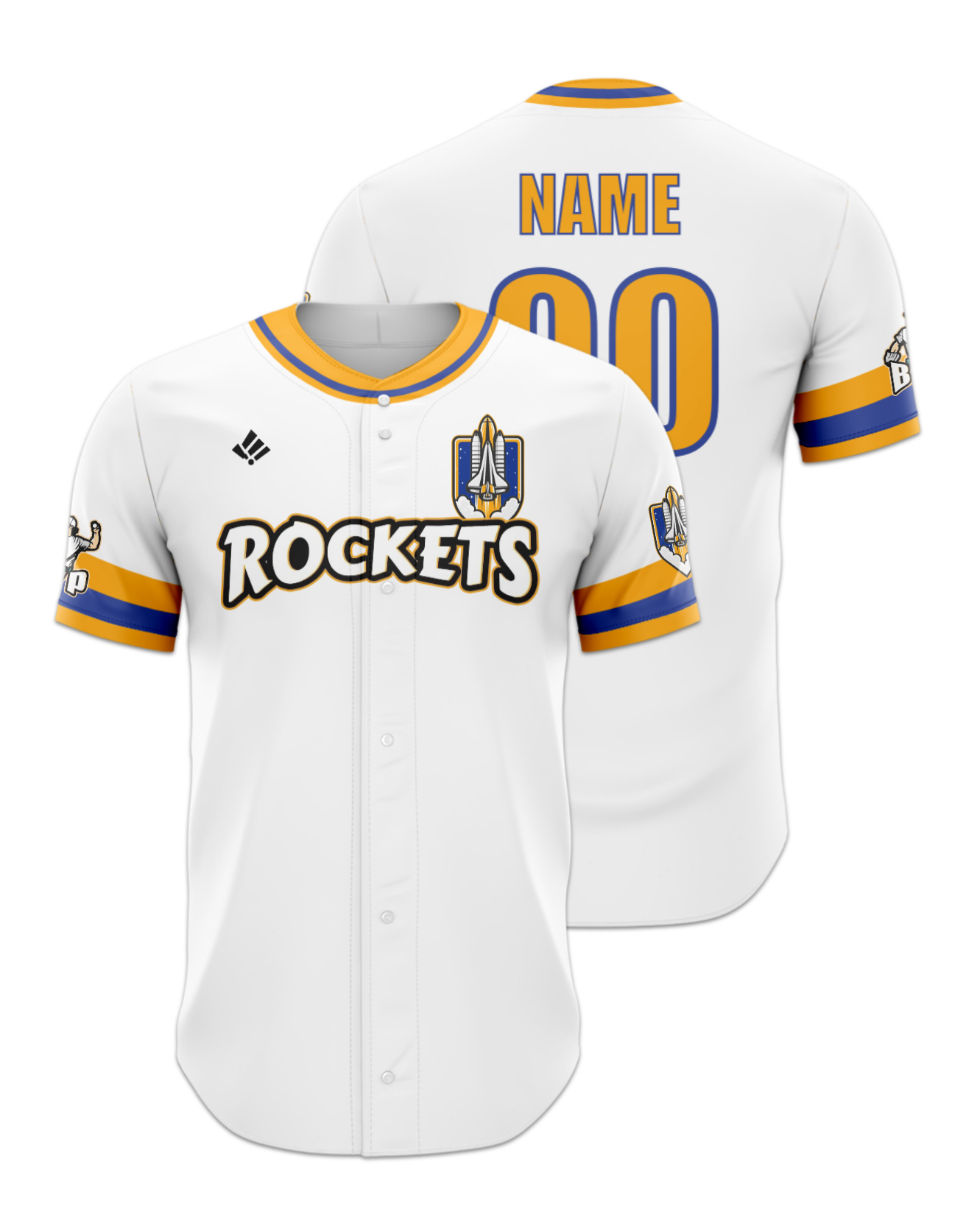 Rendered product preview, stack