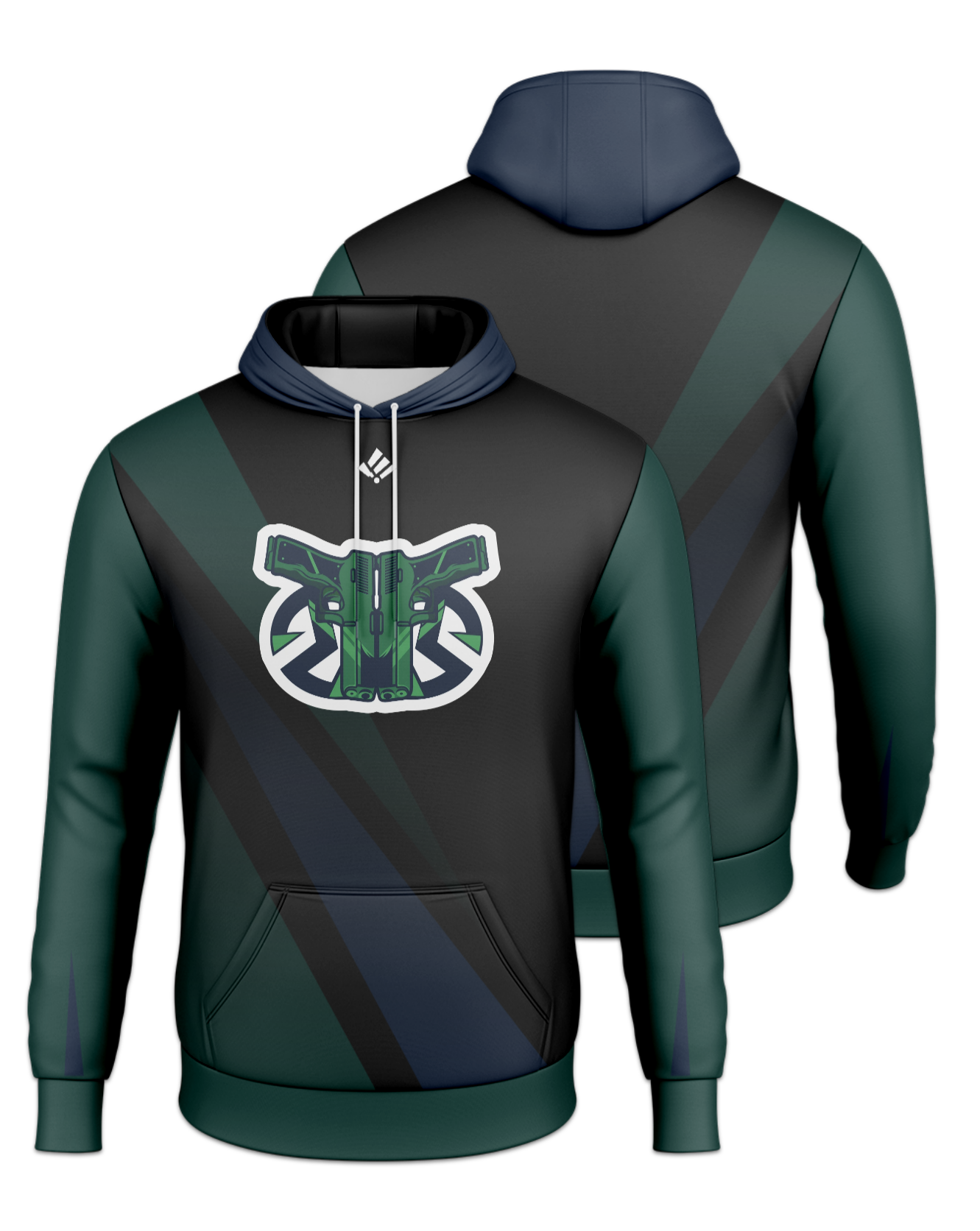 Rendered product preview, stack