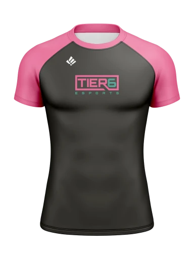 Tier 6 Team Store Men’s Compression Raglan Rash Guard preview, front