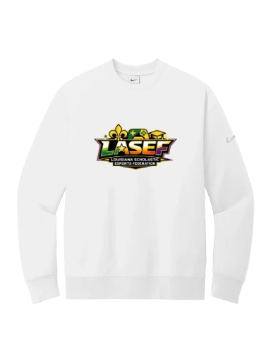 LASEF Nike Club Fleece Sleeve Swoosh Crew preview, front