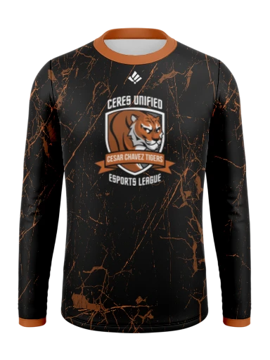 Custom Long Sleeve Esports Jersey preview, front