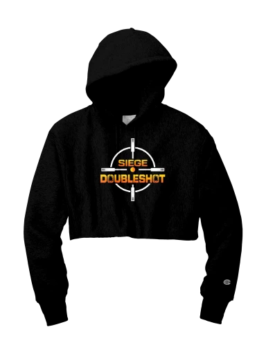 Champion Women's Reverse Weave Cropped Cut-Off Hooded Sweatshirt preview, front