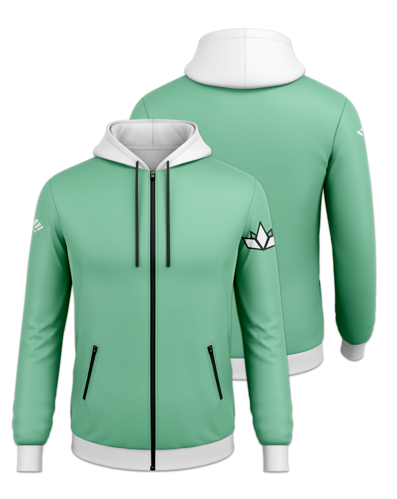 Rendered product preview, stack
