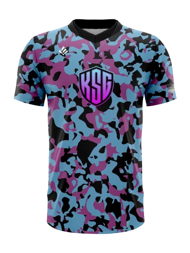 Dual Neck Esports Jersey preview, front