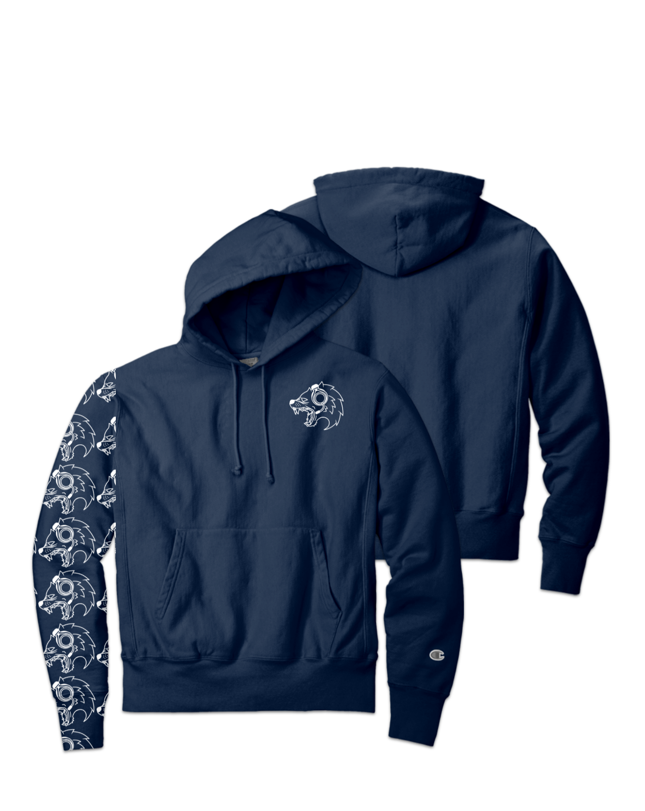 Rendered product preview, stack