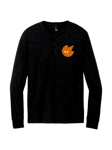 Perfect Tri Long Sleeve Henley preview, front