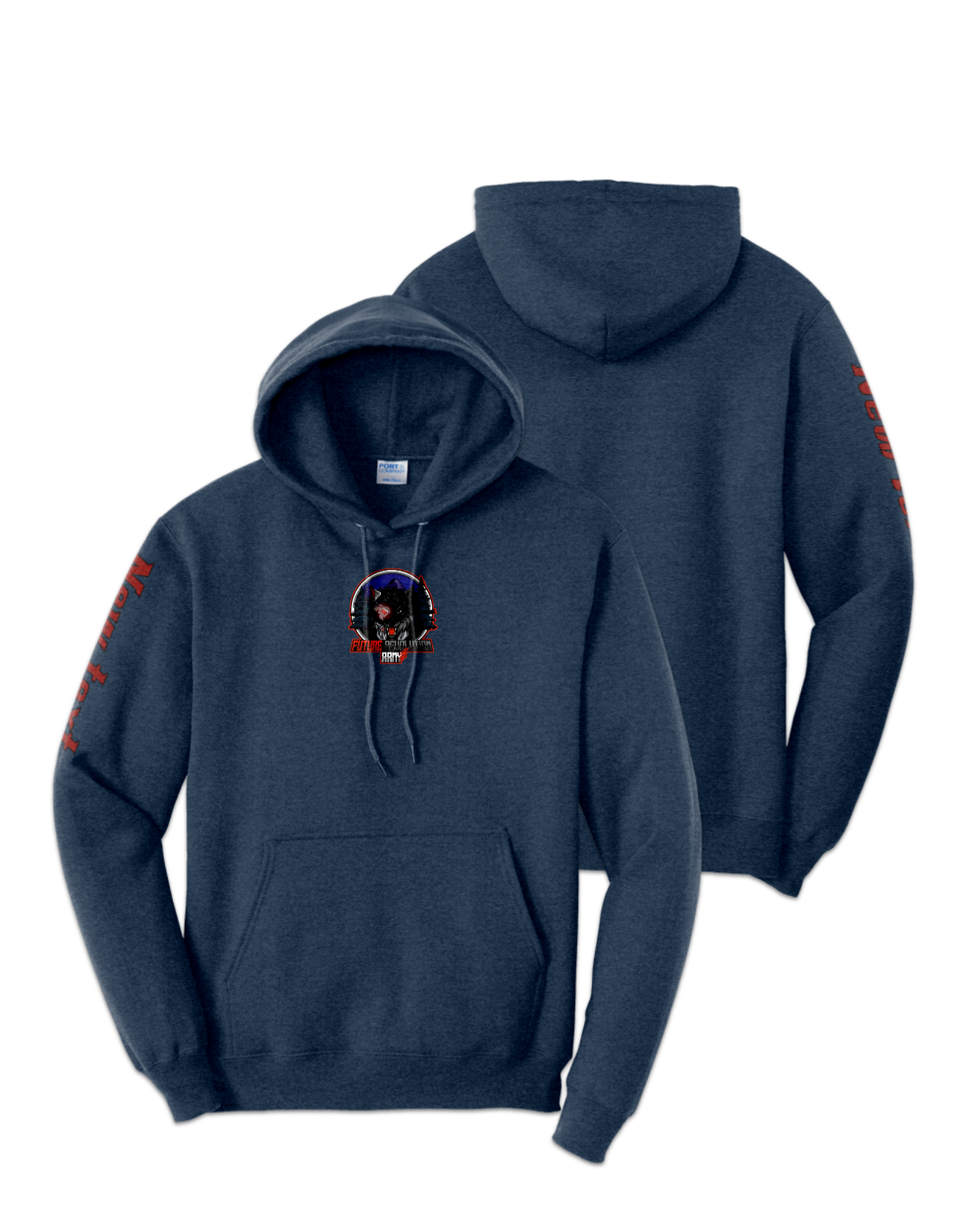 Rendered product preview, stack