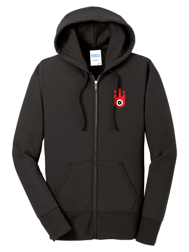 Women's Core Fleece Full-Zip Hooded Sweatshirt preview, front