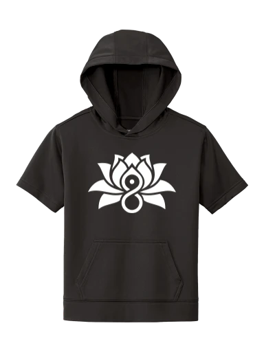 Sport-Tek Youth Sport-Wick Fleece Short Sleeve Hooded Pullover preview, front