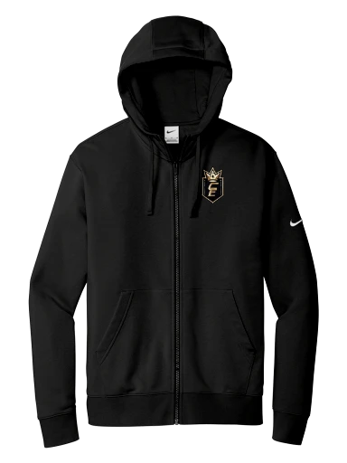 Nike Club Fleece Sleeve Swoosh Full-Zip Hoodie preview, front