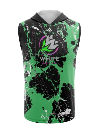 Sublimated Sleeveless Hoodie preview, front