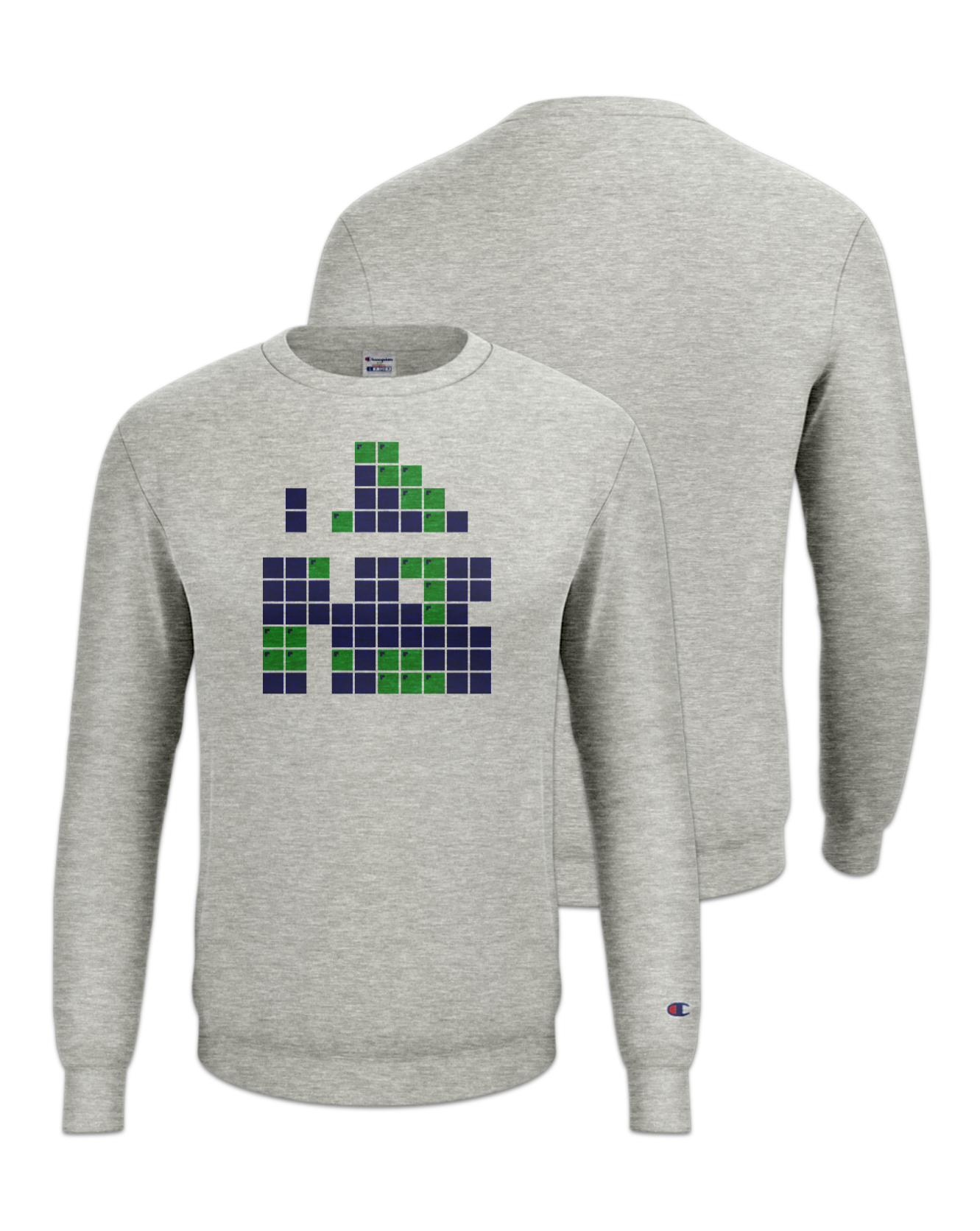 Rendered product preview, stack