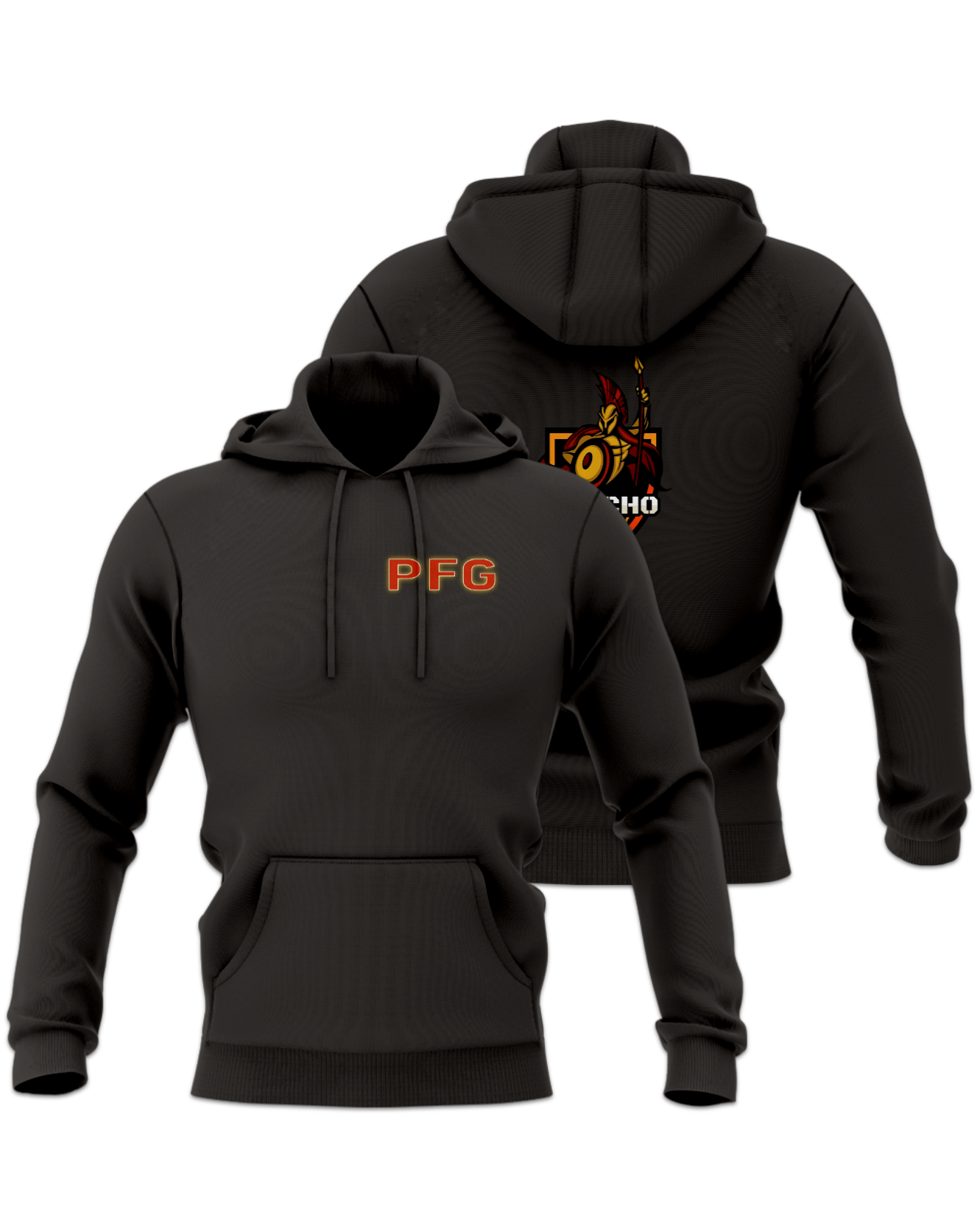 Rendered product preview, stack