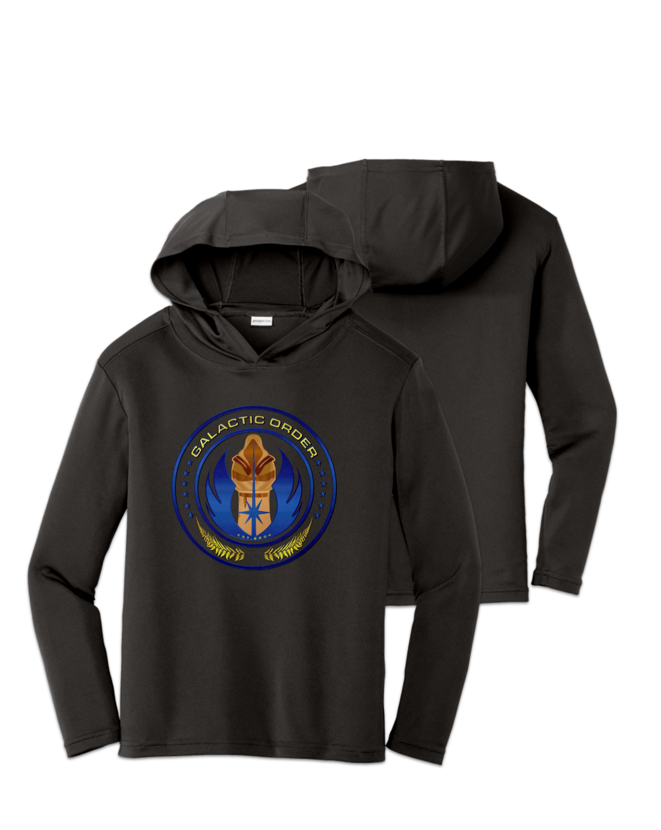 Rendered product preview, stack