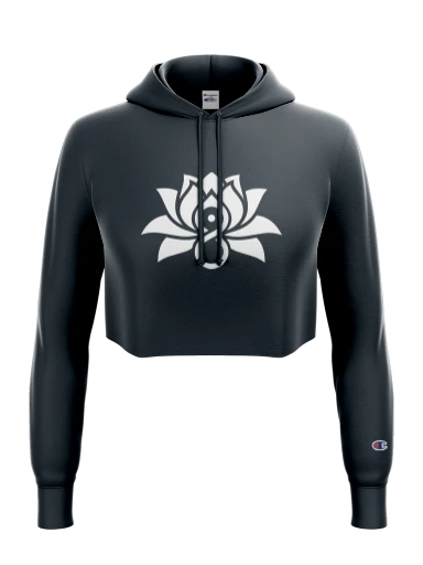 Champion Women's Reverse Weave Cropped Cut-Off Hooded Sweatshirt preview, front