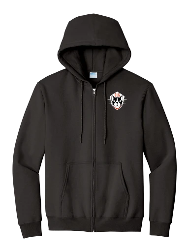 Port & Co Essential Fleece Full-Zip Hooded Sweatshirt preview, front