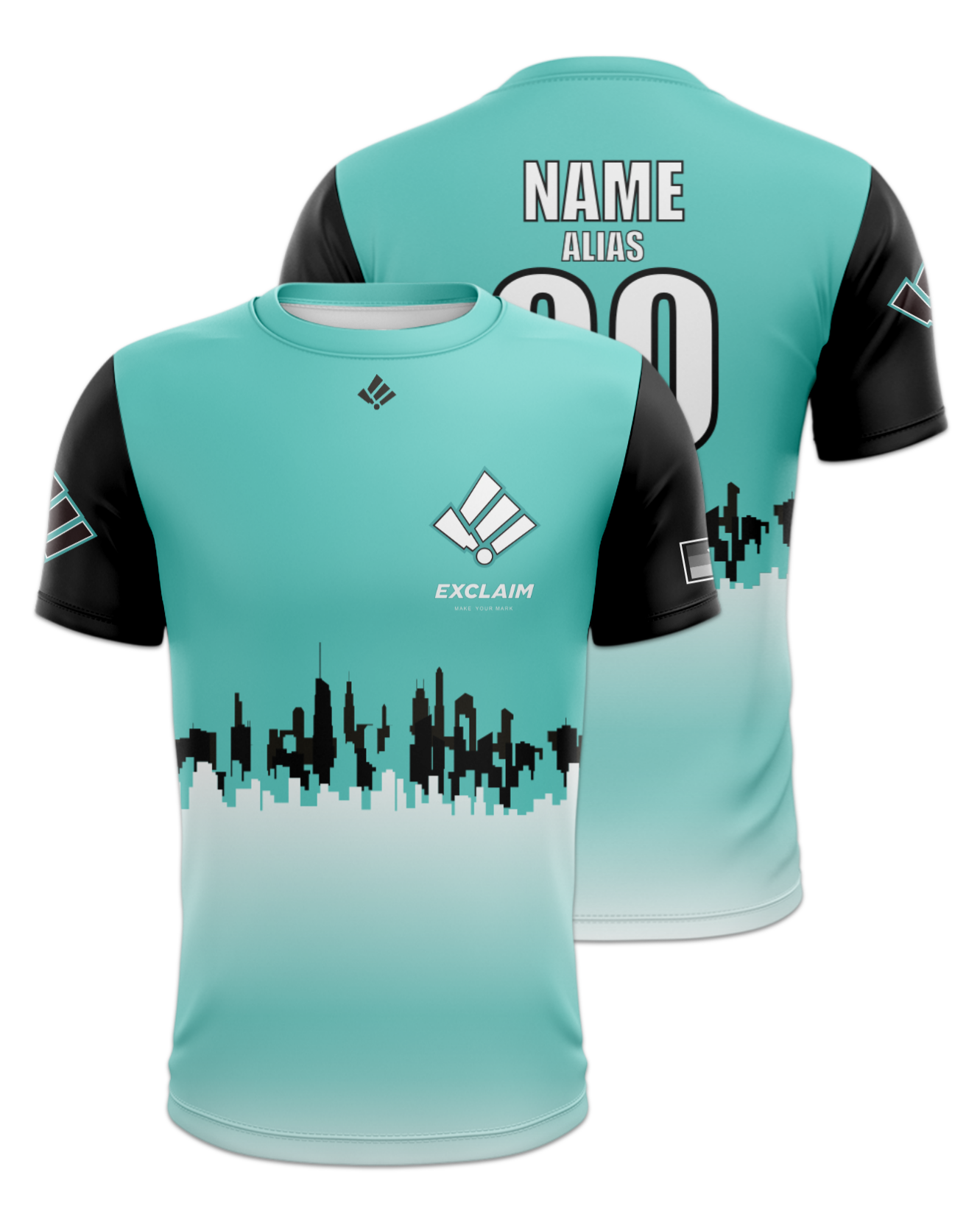 Rendered product preview, stack