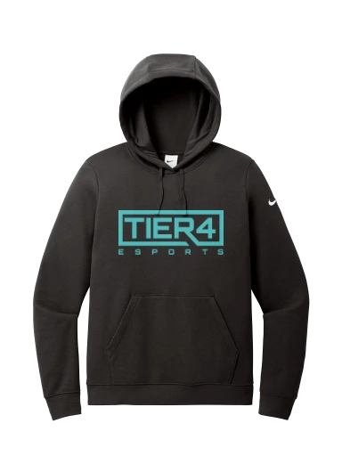 Tier 4 Fan Store Nike Women's Club Fleece Sleeve Swoosh Pullover Hoodie preview, front
