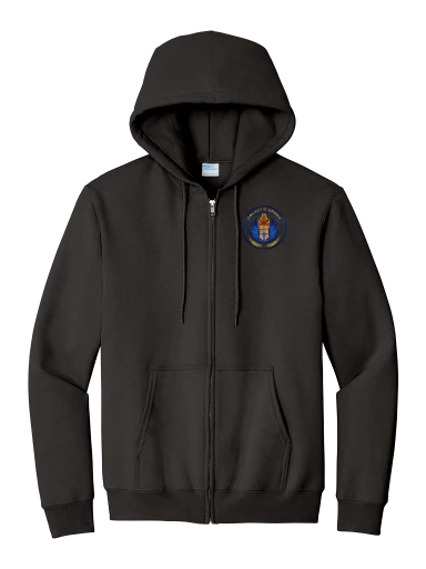 Port & Co Essential Fleece Full-Zip Hooded Sweatshirt preview, front