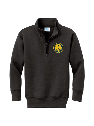 Youth Core Fleece 1/4-Zip Pullover Sweatshirt preview, front