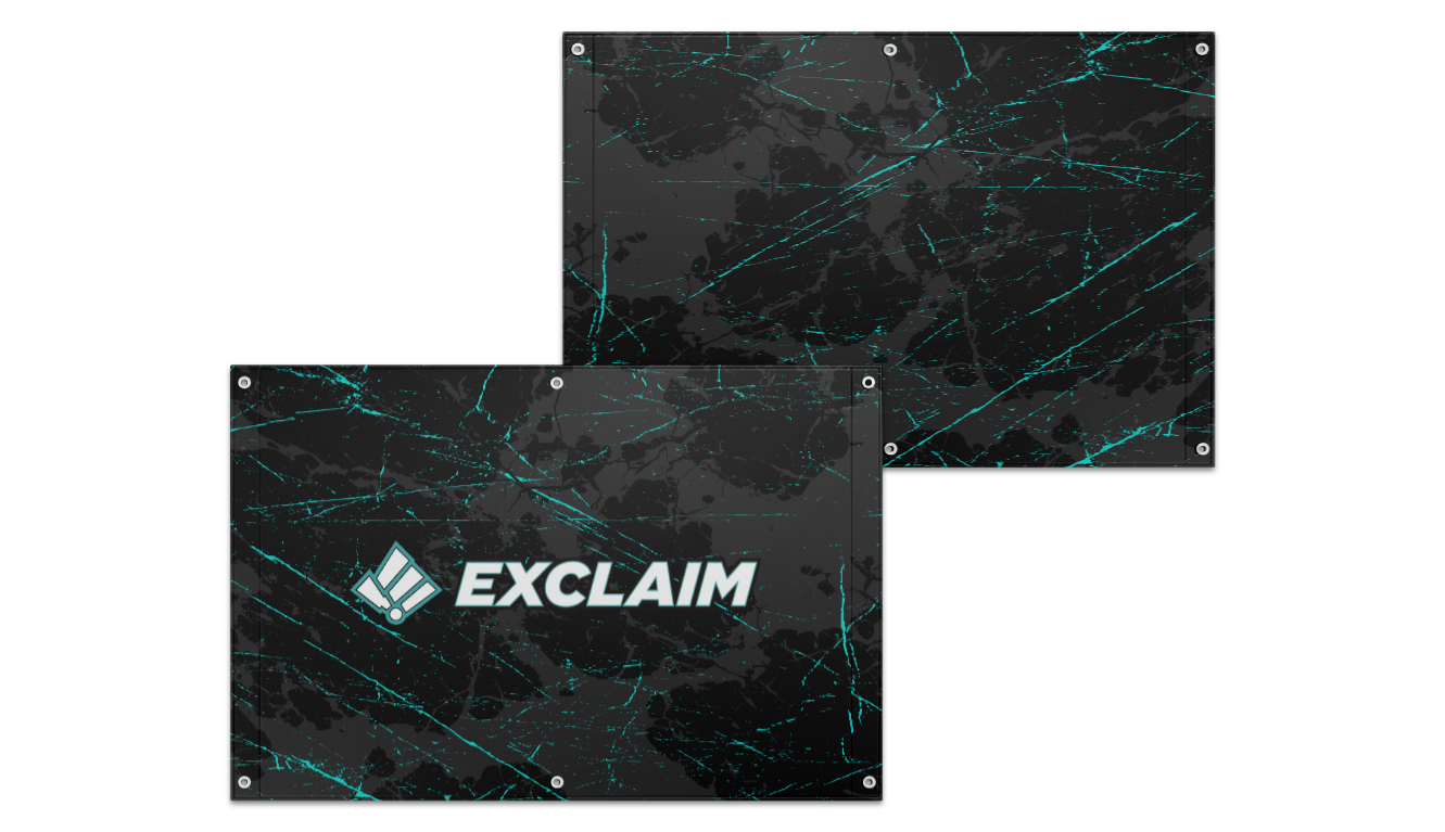 Rendered product preview, stack