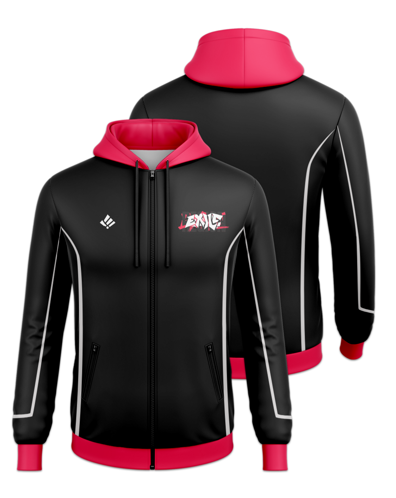 Rendered product preview, stack