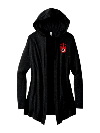 Women's Perfect Tri Hooded Cardigan preview, front