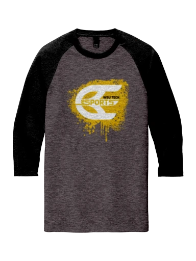 District Perfect Tri 3/4-Sleeve Raglan preview, front