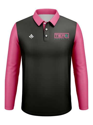 Tier 6 Team Store Men's Long Sleeve Polo preview, front