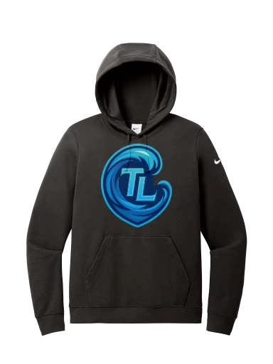 Nike Women's Club Fleece Sleeve Swoosh Pullover Hoodie preview, front