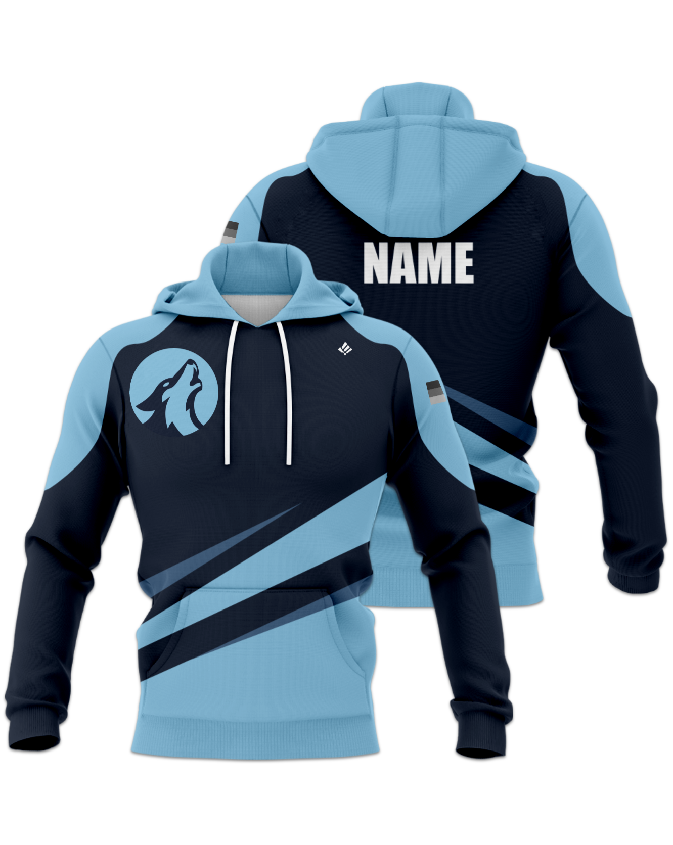 Rendered product preview, stack