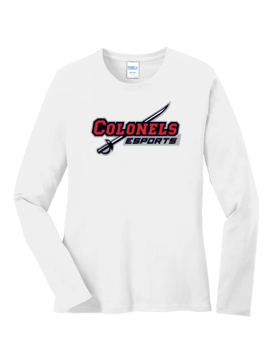 Port & Co Women's Long Sleeve Core Cotton Tee preview, front