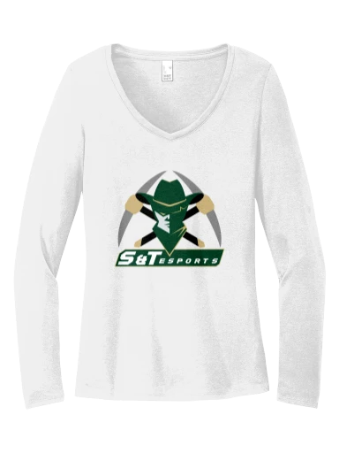 Women's Perfect Tri Long Sleeve V-Neck Tee preview, front