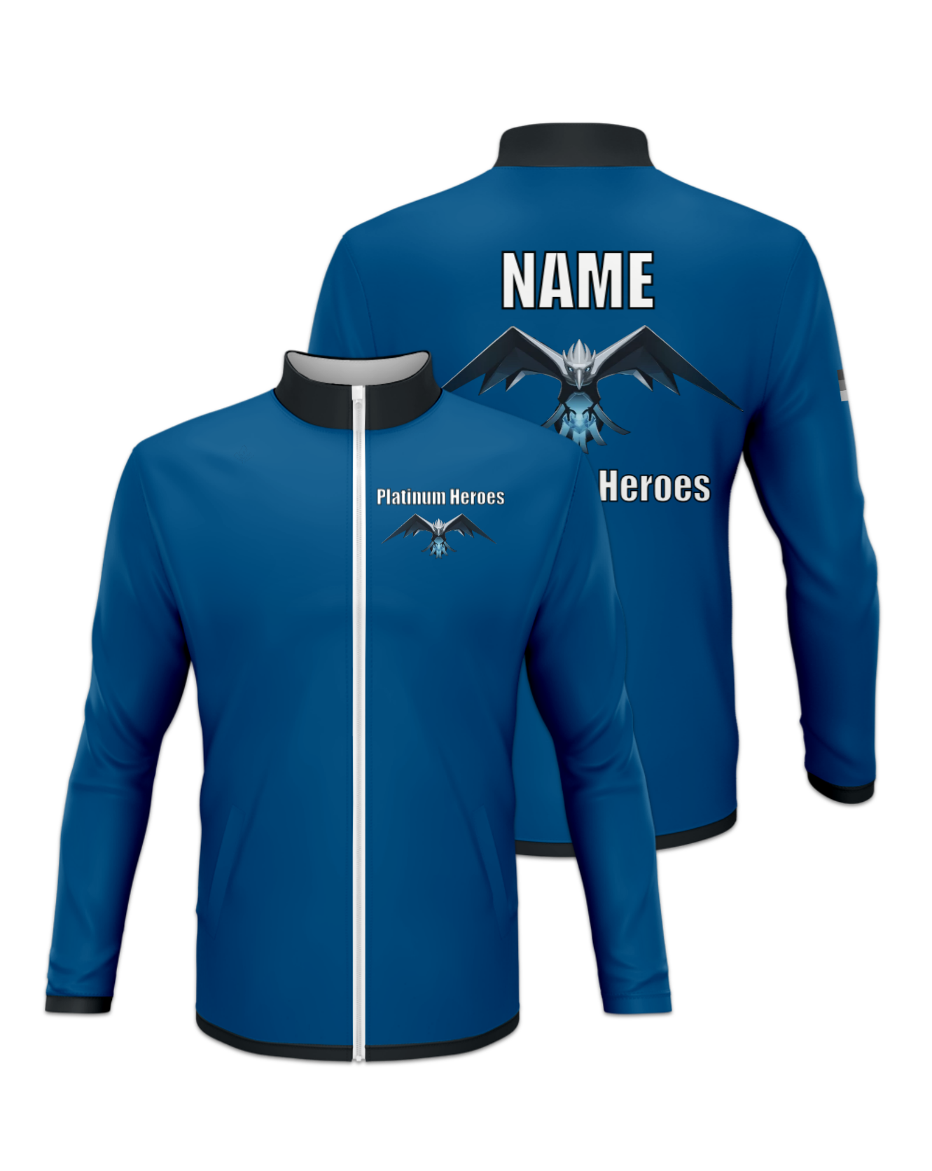 Rendered product preview, stack