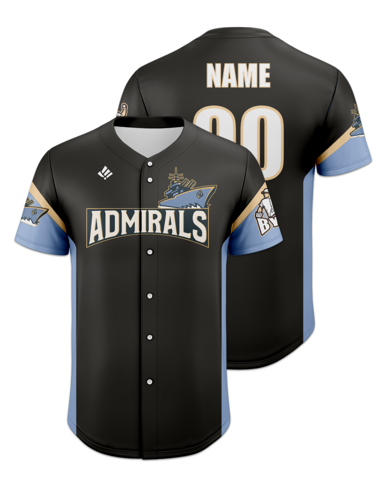 Rendered product preview, stack