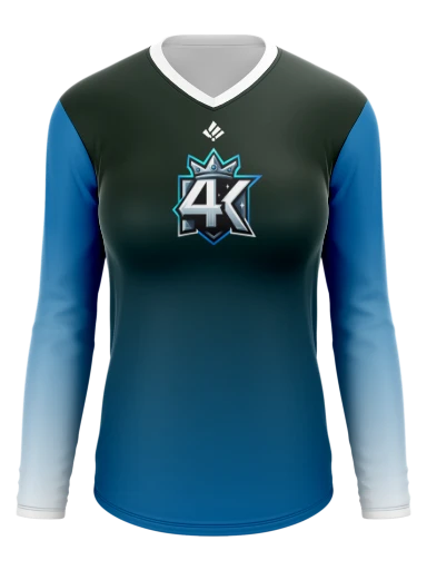 Custom Long Sleeve Esports Jersey preview, front