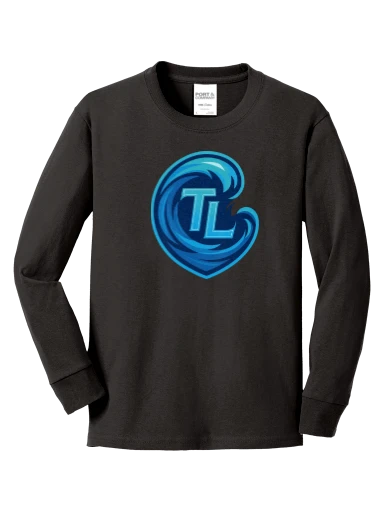 Port & Co Youth Long Sleeve Core Cotton Tee preview, front