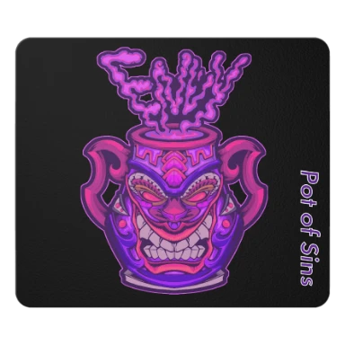 Pot of Envy Mouse Pad preview, front