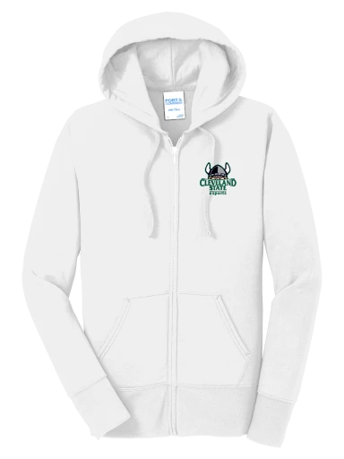 Port & Co Women's Core Fleece Full-Zip Hooded Sweatshirt preview, front