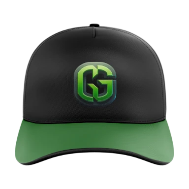 GG 5 Panel Curved Bill Cap preview, front