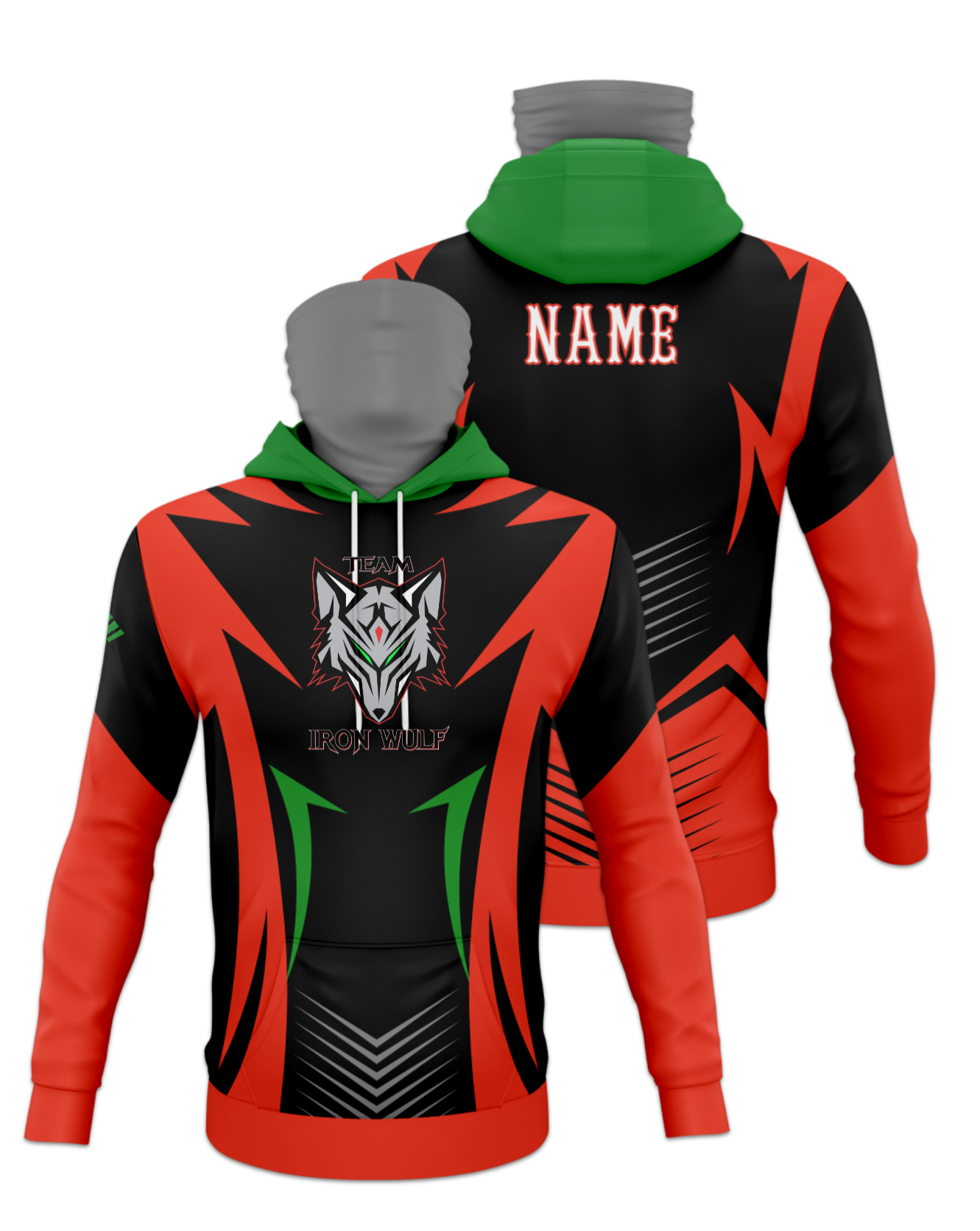 Rendered product preview, stack