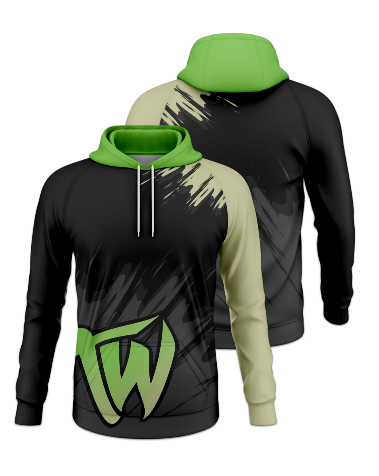 Rendered product preview, stack