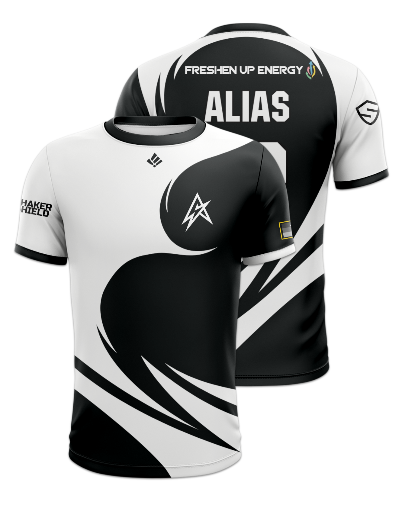 Rendered product preview, stack